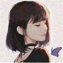 观众头像：放映机与光锥简笔插画